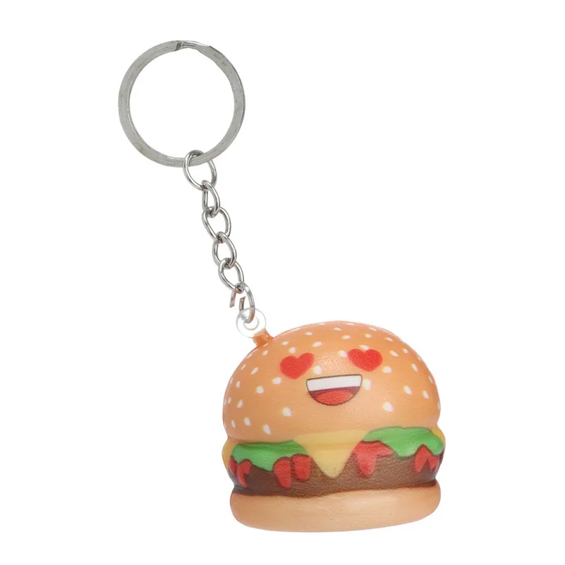2021 Новый Стиль Squishies Kawaii мультипликационным рисунком гамбургер медленно