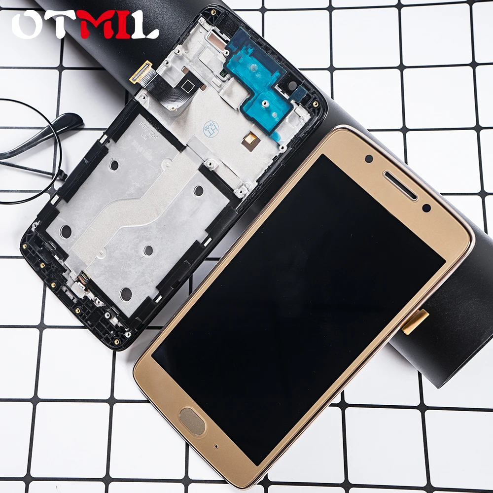 

Fingerprint Sensor For Motorola Moto G5 LCD Display Touch Screen Digitizer Assemble For MOTO G5 XT1672 XT1676 LCD Replacement