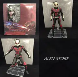 Alen 7 "супер-герой Ant Man человек-муравей СВЧ подвижные Ver. Предусмотрена 17 см ПВХ фигурку Коллекция Модель Кукла Игрушечные лошадки подарок