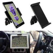 Nuevo 10 “Ranura de CD de Coche Universal ajustable Del Teléfono Tablet Soporte Ajustable de Soporte para El Ipad 1 2 Para Samsung Tabletas y Soporte GPS Stander