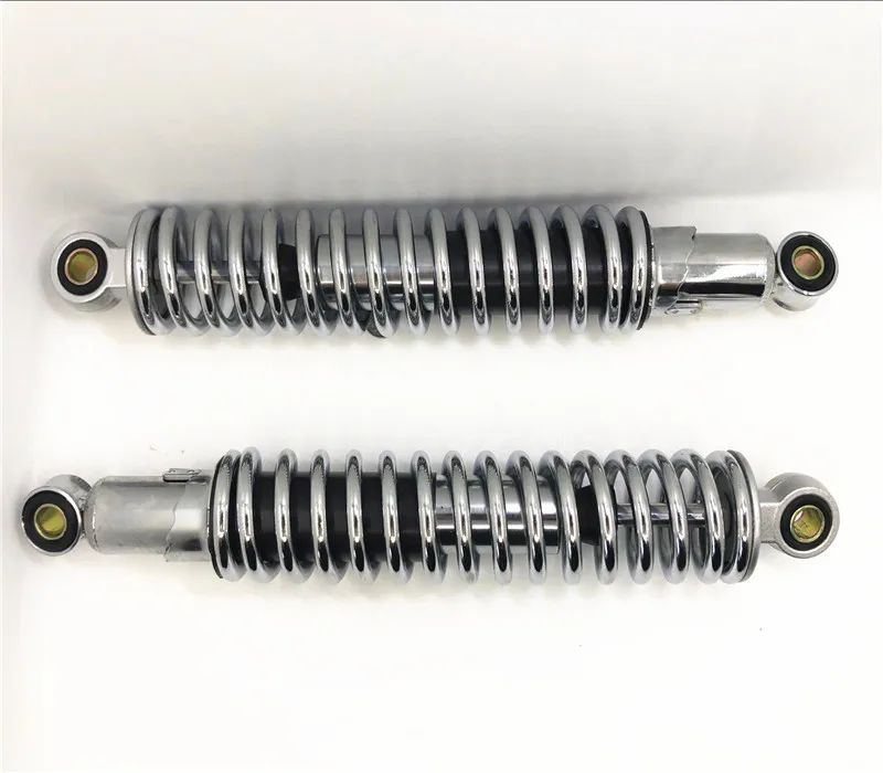 Universal 350mm spring 8mm EYE TO EYE MOTORCYCL Total Length 380mm REAR SHOCK ABSORBERS FOR Gokart ATV Dirt Bike Quad Scooter plating 