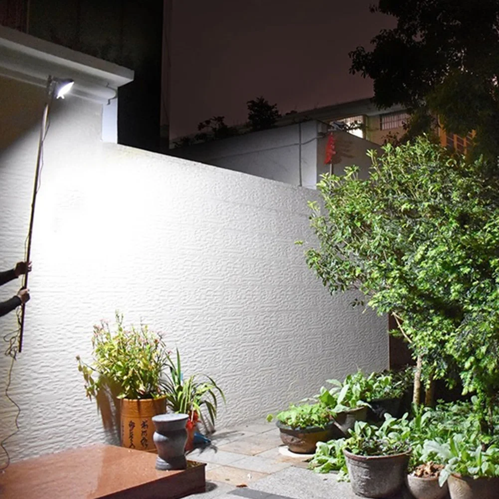 

6W 12W Solar Powered Garden Easy Install Outdoor Remote Control Led Super Bright Dimmable Floodlight Waterproof Radar Sensor