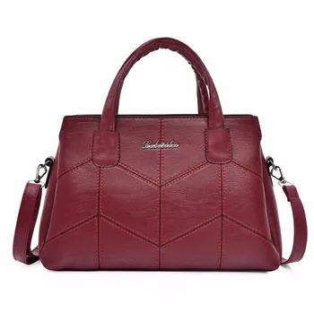 

Luxury Handbags Women Bags Designer 2019 Women Leather Handbags High Quality Solid Famous Brand Vintage Ladies Hand Bag Female