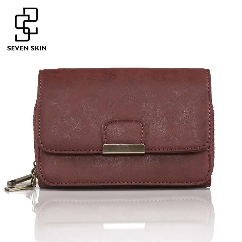 

SEVEN SKIN Brand Fashion Women Messenger Bag Female Solid Leather Crossbody Bags Women's Small Shoulder Bags Chain bolsos mujer