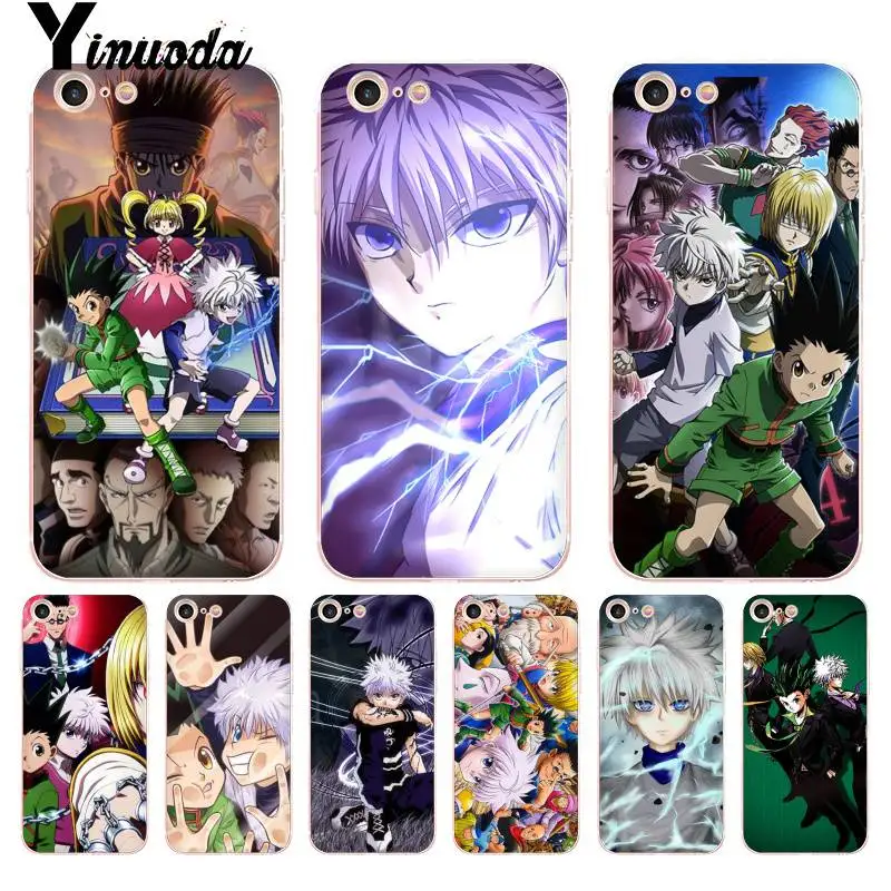 Yinuoda для iPhone 7 6 X Чехол аниме HUNTERxHUNTER Новинка Fundas чехол телефона 8 6S Plus 10 5 5S SE XR XS