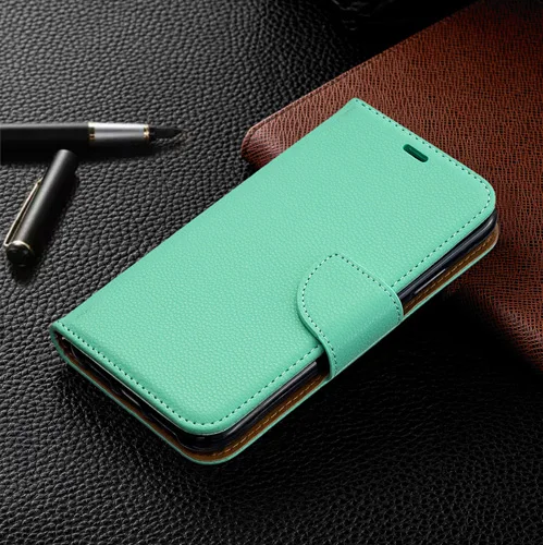 

2019 Litchi Flip Leather Case For Galaxy A30 Cases A70 A40 Mobile Book Wallet Cover For Samsung A50 A20 A20E A10 A10E Case Coque