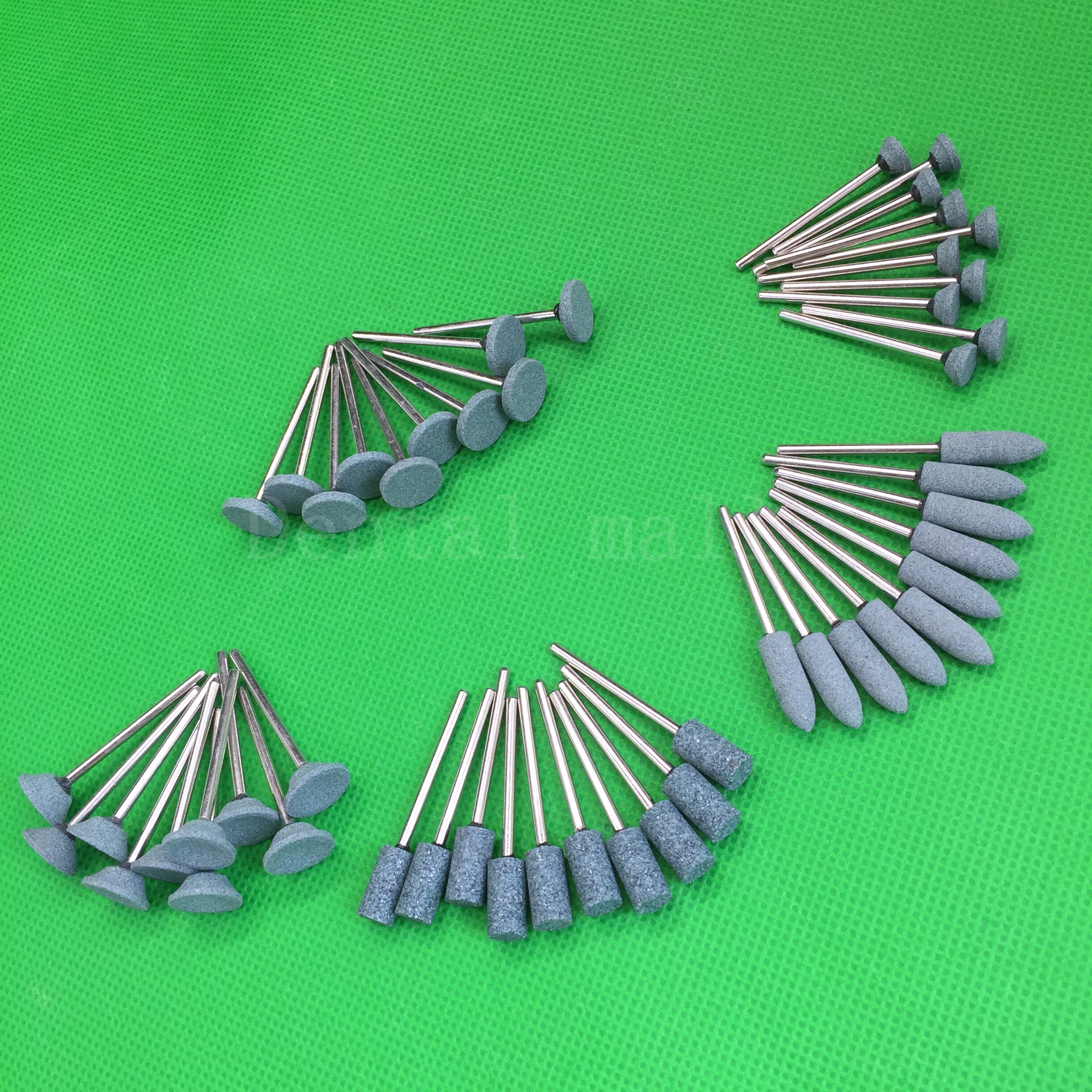 1 set /50pcs Dental Gravel Ceramic Coarse Green FG Burs Polisher 2.35mm