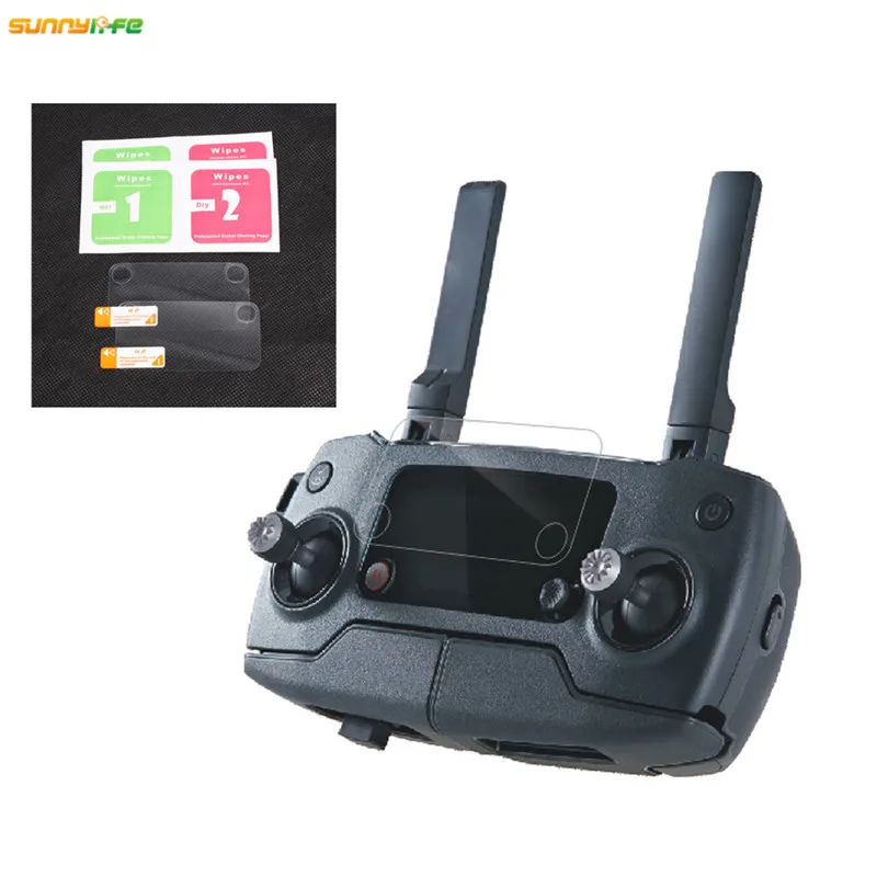

Sunnylife 2pcs Remote Controller Monitor HD Clear Glass Protective Film Screen Display Screen Protection Film for DJI Mavic Pro