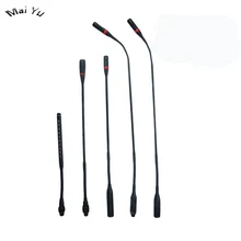 Microfone Reunião Professional Cabeça Aviação Microfone XLR 3pin para Mesa de Computador Em Linha Reta 25cmm 45cmm 59cm