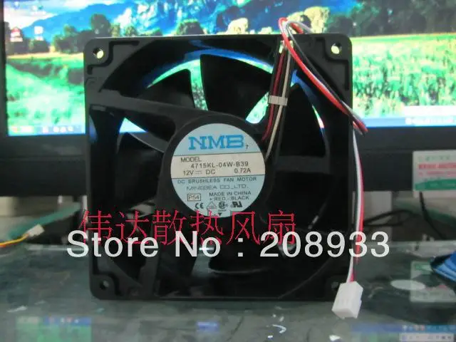 Для NMB 12038 12V DC 0.72A 4715KL 04W B39|nmb| |