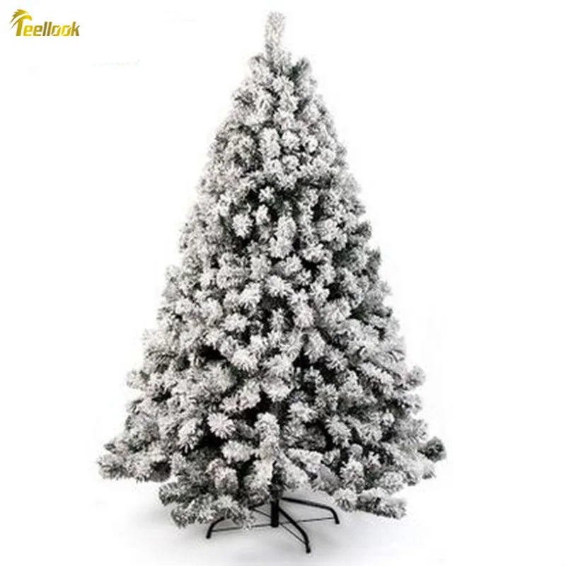 Teellook 1 5 м/150 см липкий белый снег Флокирование Рождественская елка висящий