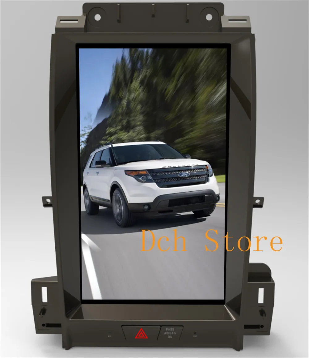 

13.3'' Vertical tesla style Android 8.1 Car DVD player GPS Navigation radio for Ford Taurus 2012 2013 2014 2015 2016 media PX6