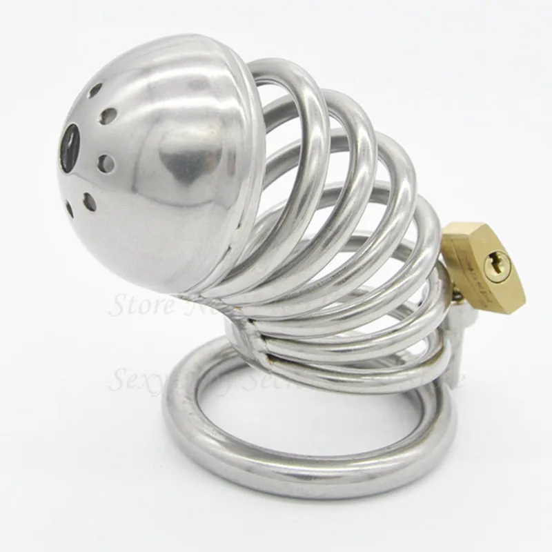 304 Stainless Steel Male Chastity Device,Penis Cage Sleeve,Cock Rings,Virginity Belt,BDSM Adult Sex Toys For Men Drop Shipping