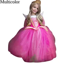 Такая прекрасная и высококачественная детская одежда принцесса София принцесса Анна принцесса Эльза детские платья для девочек подходят для рождества свадьбы