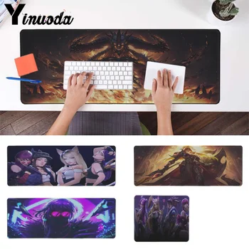 

Yinuoda Non Slip PC lol Rubber Mouse Durable Desktop Mousepad Free Shipping Large Mouse Pad Keyboards Mat