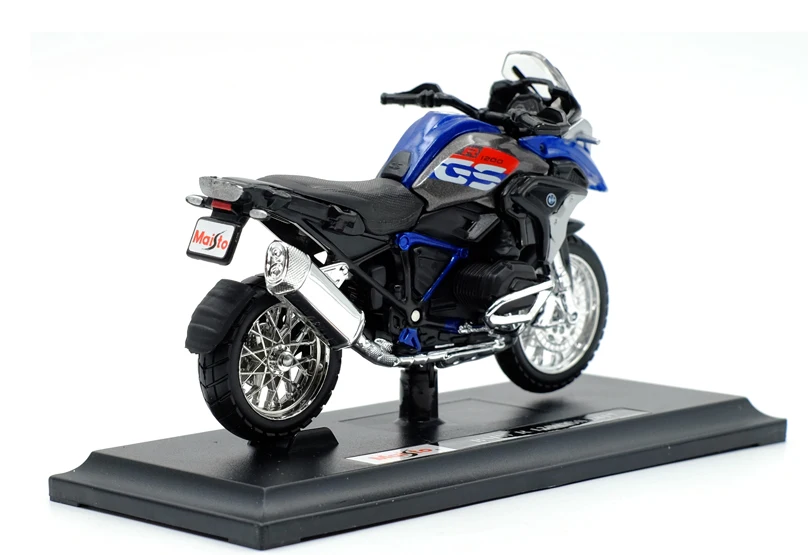 MAISTO 1:18 R1200GS сплав Литая модель мотоцикла реальные Shork-амортизатор игрушки для детей, подарки для детей игрушки коллекция