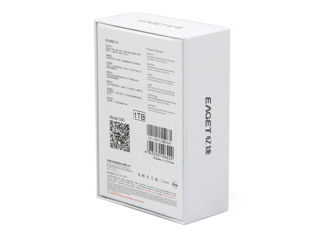 Eaget encryption внешний жесткий диск ТБ 1 HDD USB3.0 500GB Externo Disco HD для Windows Mac ноутбук