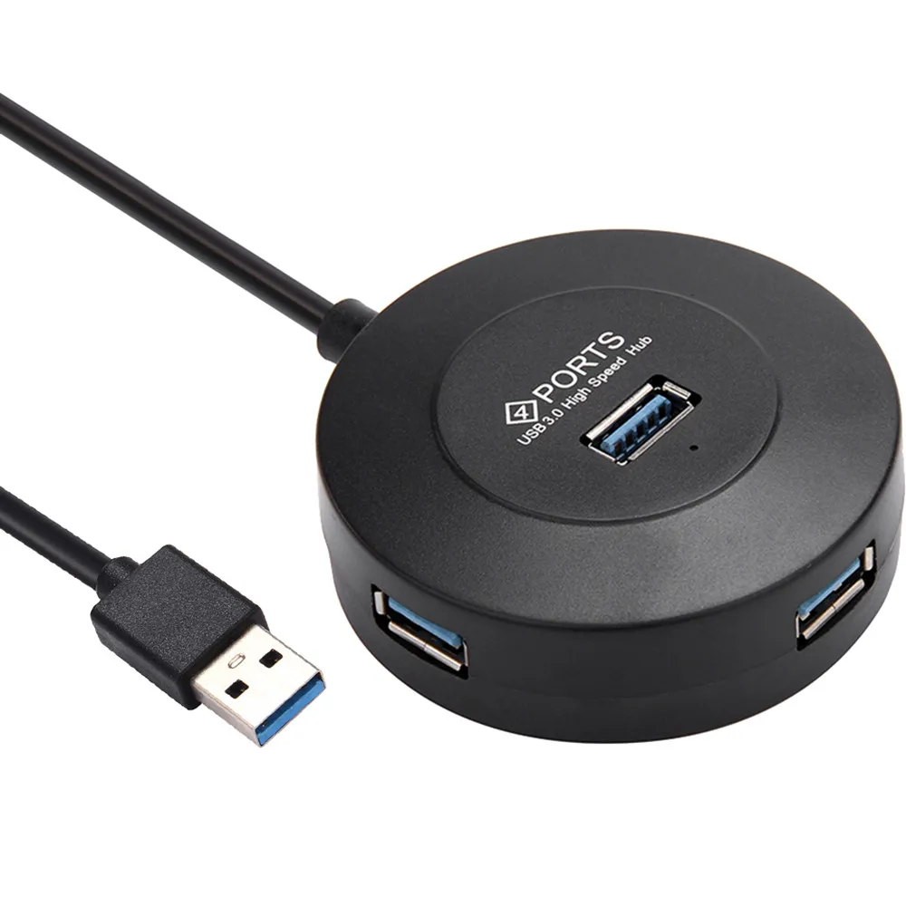 CARPRIE 2018 Новый высокое Скорость 4 Порты и разъёмы USB 3,0 OTG хаб сплиттер расширение PC ноутбук адаптер 6J13 Прямая доставка