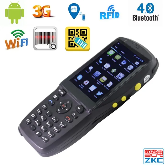 

New 3.5inch Wireless Android PDA Handheld PDA Barcode Scanner with NFC/Wifi/3G