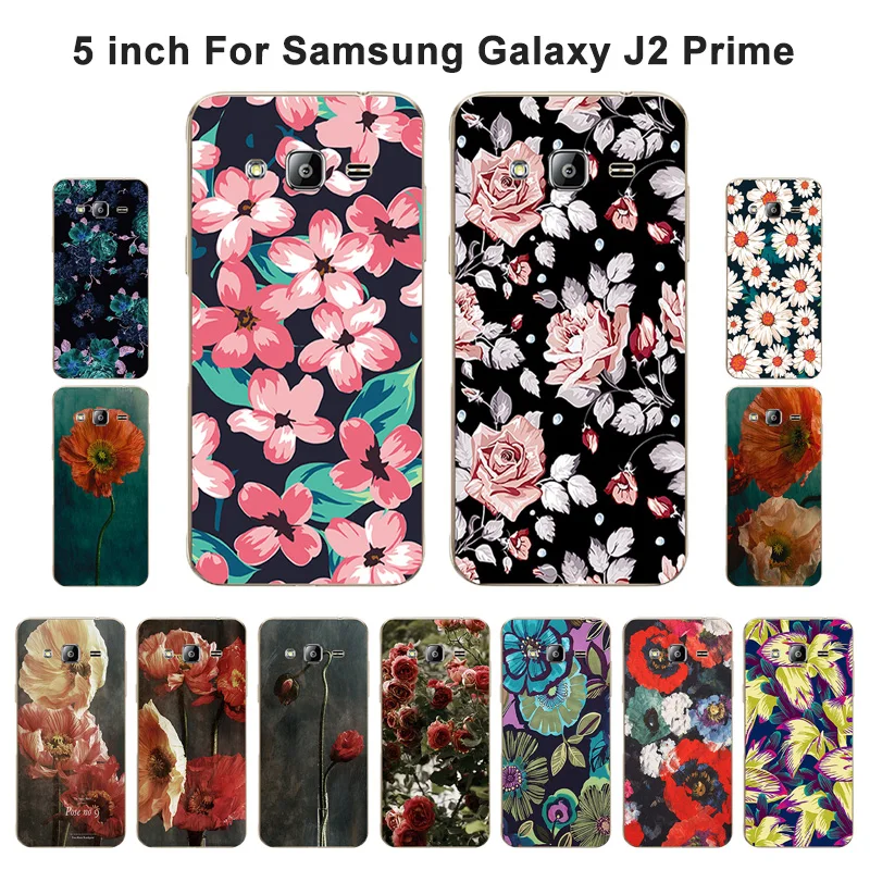Мягкий чехол для Samsung Galaxy J2 Prime модный силиконовый с рисунком задняя крышка G532F SM