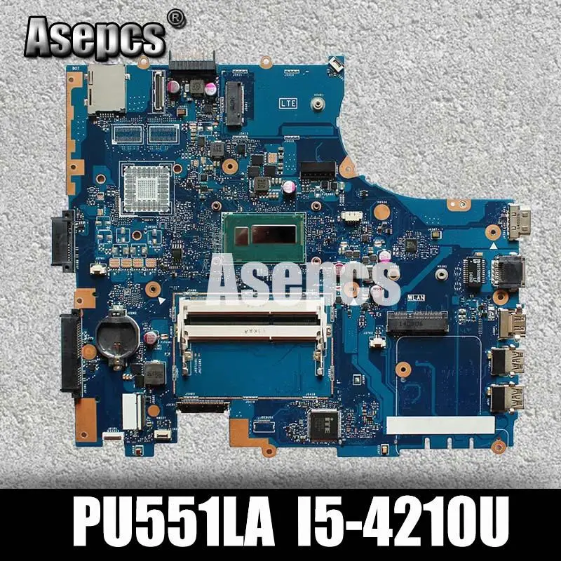 Asepcs PU551LA محمول اللوحة الأم ل ASUS PU551LA PU551LD PU551L PRO551L اختبار اللوحة الأصلية I5-4210U