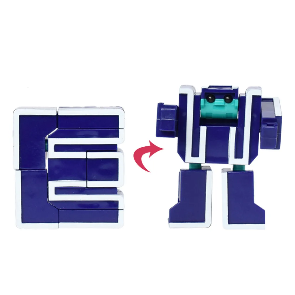 

26pcs/set English Letter Robots Deformation Alphabet Transformation Robots Puzzle 7.2