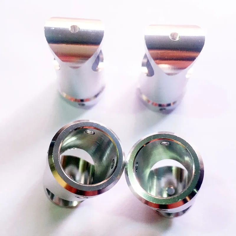 2PCS Multi-axis tripod connection metal three-way plant protection UAV multi-rotor aluminum tube landing gear with 12 14 16MM