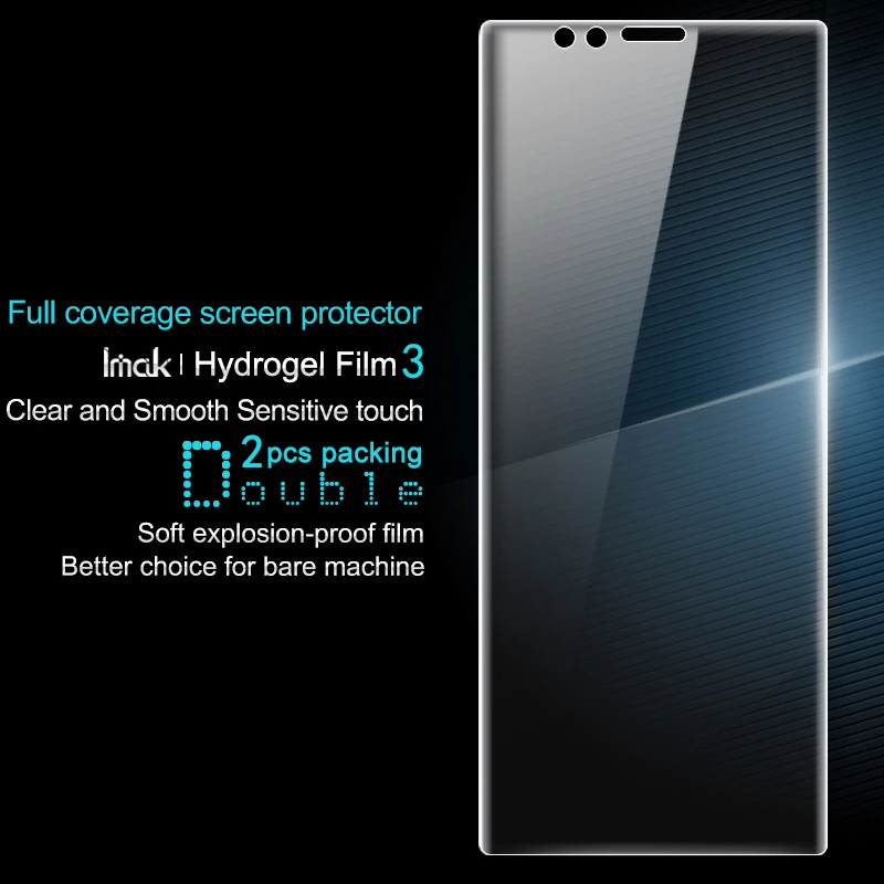 IMAK Hydrogel III 3 для Sony Xperia 1 защита задней панели 2 шт. полное покрытие Передняя или
