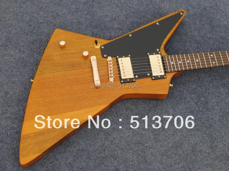 

Left Handed Custom Shop Electric Guitar Wooden Golden Hardware Free Shipping