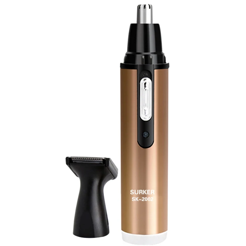 SURKER Sk 2002 2 в 1 Электрический триммер для волос носу перезаряжаемый Нож бритья носа