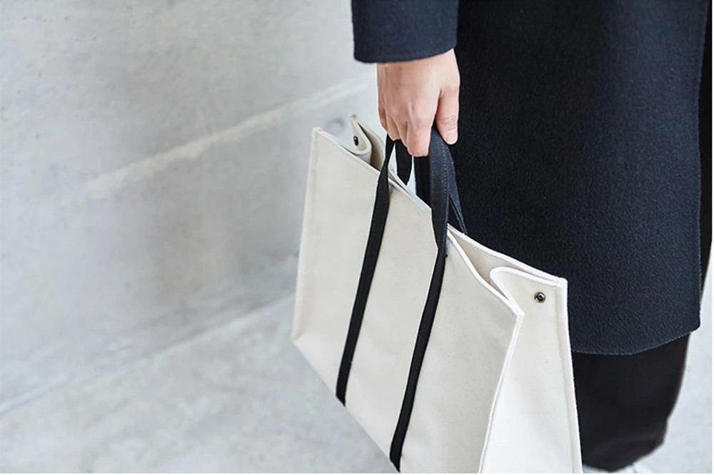 Новая женская Холщовая Сумка-тоут, Модная японская тканевая многоразовая сумка для покупок, сумка на плечо для отдыха, Большая вместительная эко-сумка для покупок