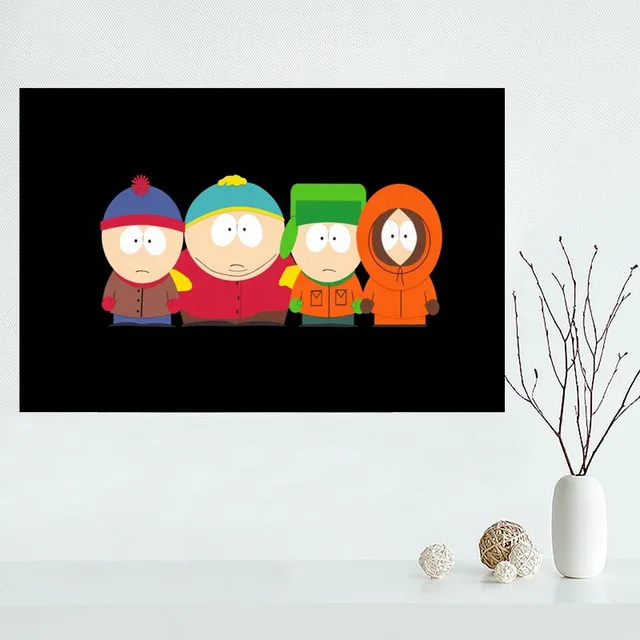 Fashion Classic Custom south park Canvas Painting Poster Home Decor