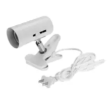 Алюминиевый сплав держатель света подставка для рептилий ПЭТ Керамический инфракрасный теплоизлучатель лампа US Plug