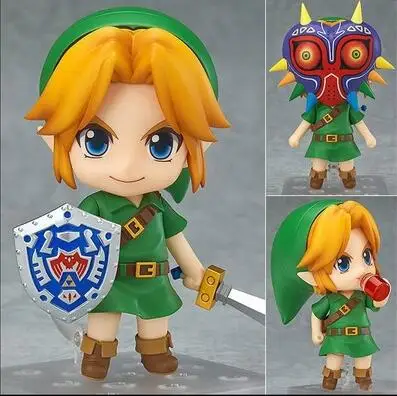 Special Offers The Legend of Zelda Action Figures Link Nendoroid Majora's Mask PVC 10cm Collectible Model Toys Zelda Nendoroid Figure