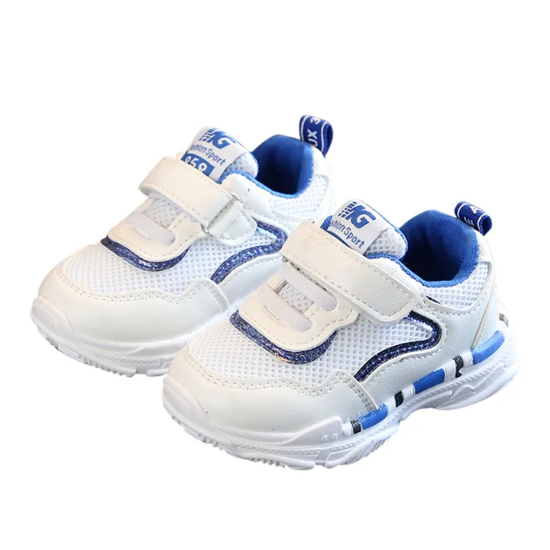 

Spring Autumn Children's Breathable Sneakers Baby Boys Girls Soft Sole Casual Net Shoes Fashion Children's White Shoes