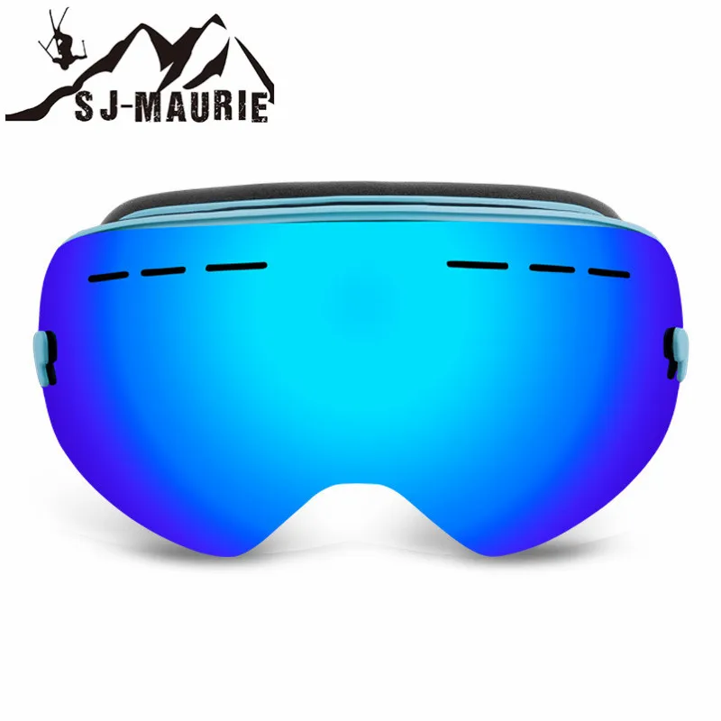 SJ-Maurie كامل الوجه الثلوج قناع على الجليد نظارات مكافحة الضباب نظارات تزلج تسلق الجبال الثلوج نظارات Photochrome نظارات الادسنس