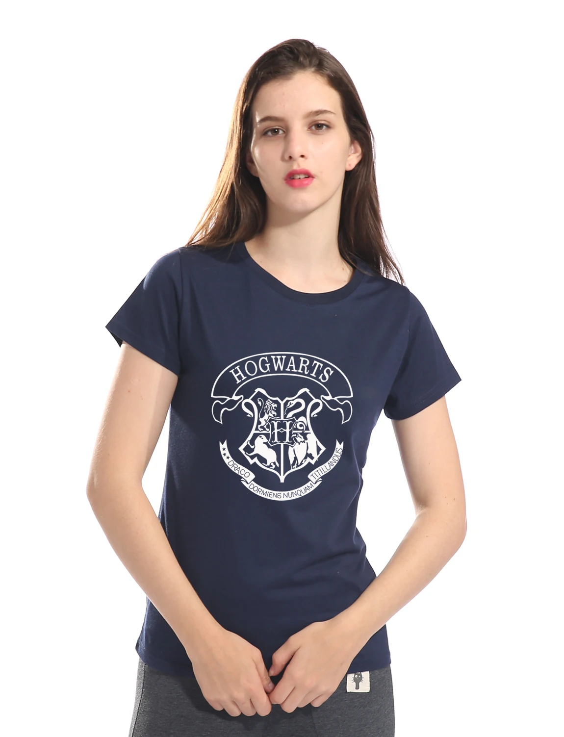 3D галактика Хогвартс женская футболка Deathly Hallows лето горячая распродажа новые женские топы тройники хлопок высокое качество футболка женская s-xl