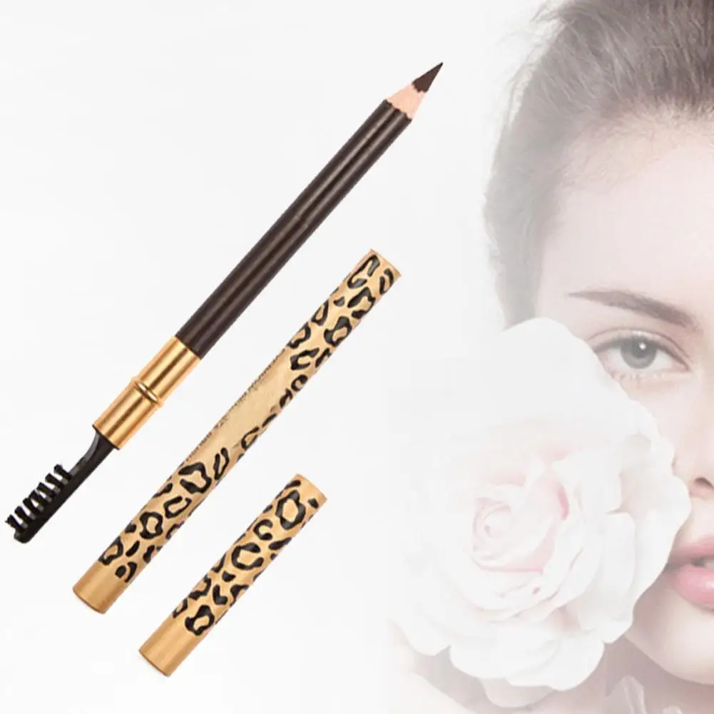 Eyebrow Pencil & Brush Eyebrow Enhancer Long Lasting Makeup Pencil To