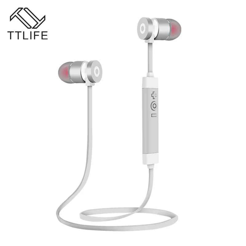 

TTLIFE Brand Metal Bluetooth In Ear Headset Wireless Earphones fones de ouvido audifonos Noise Cancelling Handsfree Earphone
