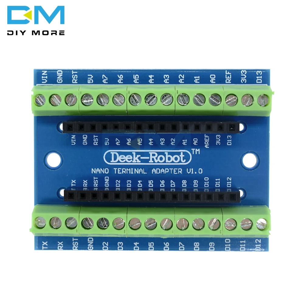 Стандартная плата адаптера терминала для Arduino Nano 3 0 V3.0 AVR ATMEGA328 ATMEGA328P стандартный