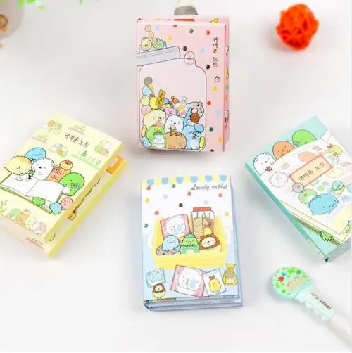 Kawaii Rilakkuma Unicorn вечерние складные блокноты для заметок N Times Sticky Notes To Do List Planner memo закладки для блокнота подарочные канцелярские товары - Цвет: 15 Random Design