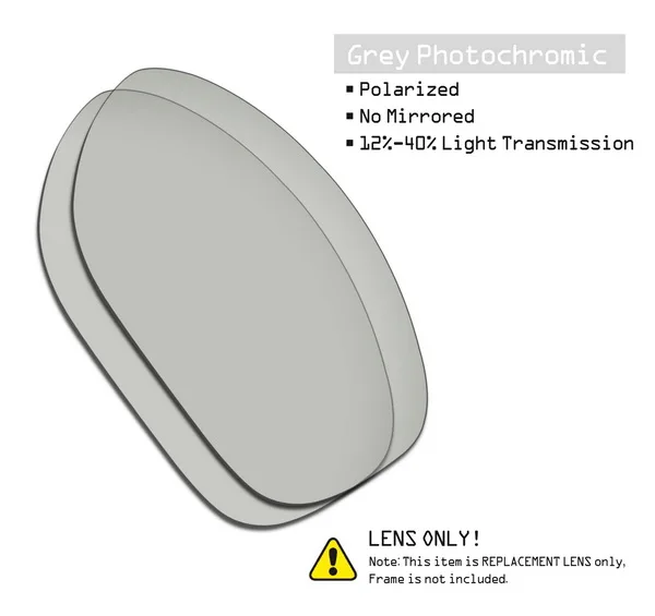 SmartVLT поляризованные Сменные линзы для солнцезащитных очков oxley Pit Bull-несколько вариантов - Цвет линз: Grey Photochromic