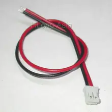 10 шт.) 2PIN провода для камер видеонаблюдения аксессуар 2,0 мм шаг(контакты расстояние), красные и черные провода около 10 см длина