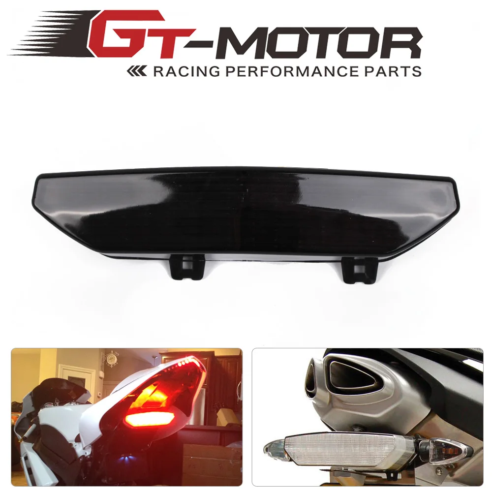 

GT Motor - FREE SHIPPING Motorcycle Tail Light LED Integrated Signal for KAWASAKI NINJA ZX-6R 07-08 Concours 14 08-14