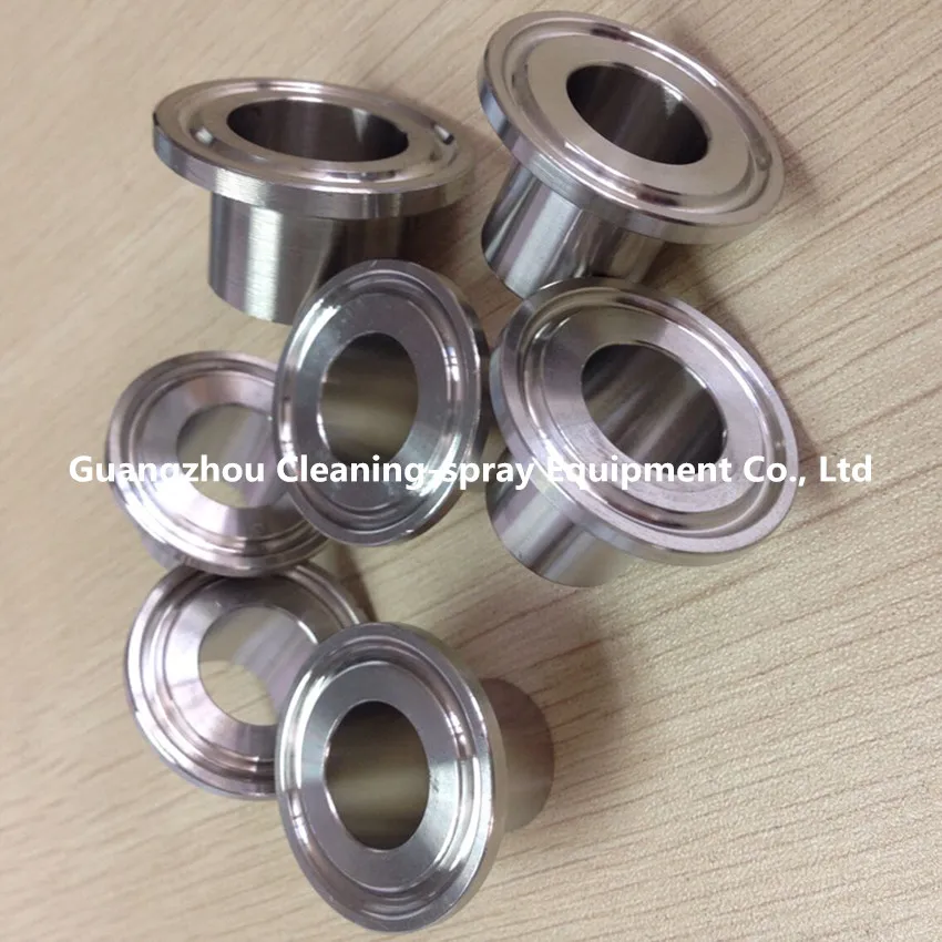 

10 pcs per lot, 1-1/2" Stainless steel sanitary degree tri-clamp ferrule