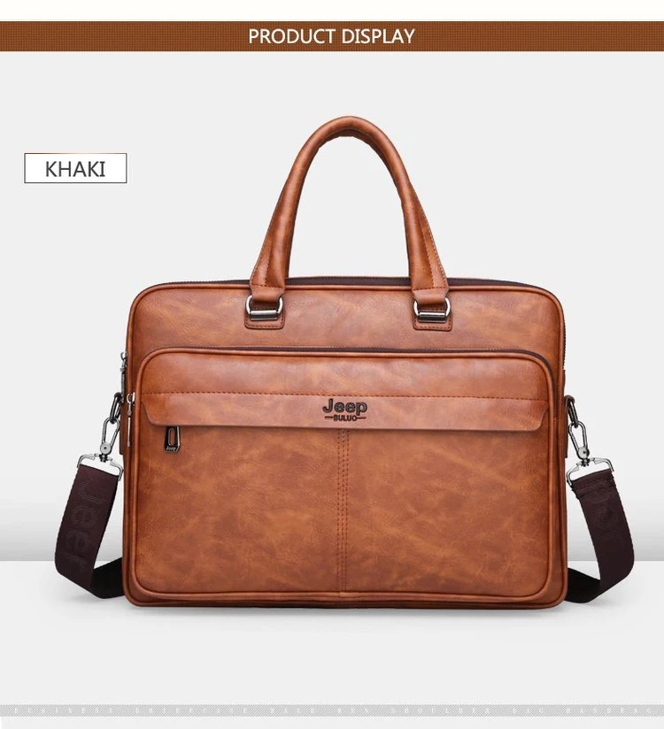 Модный Простой деловой мужской портфель от известного бренда, кожаная сумка для ноутбука, повседневная мужская сумка на плечо, офисный портфель для компьютера