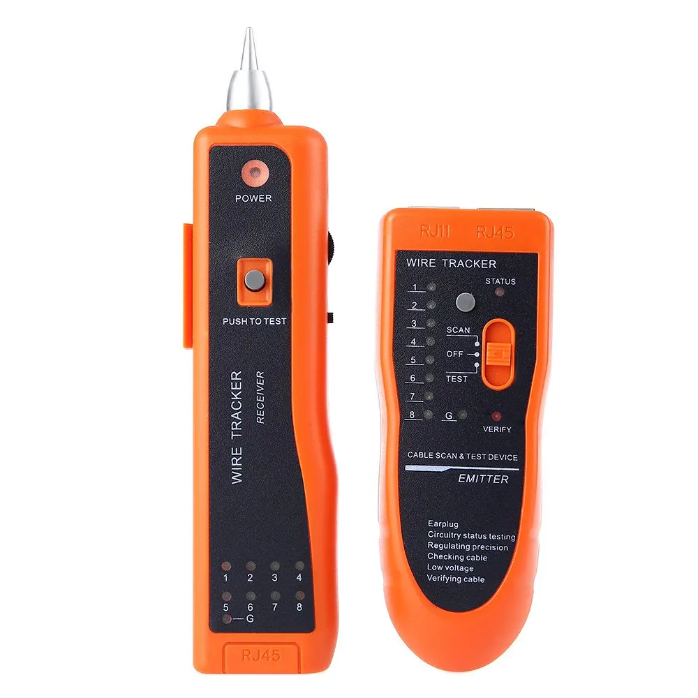 8 in 1 RJ11 RJ45 Cat5 Cat6 Cable Tester Networking toolsTesting