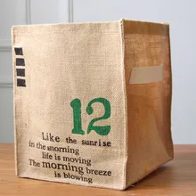 Горячая льняной домашний ящик для хранения-хранение белья бочки корзина для хранения мусора классификация размер 32X25,5X25,5 см