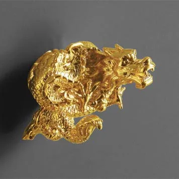 Luxury Wall Mount Gold Dragon Design Paper Box