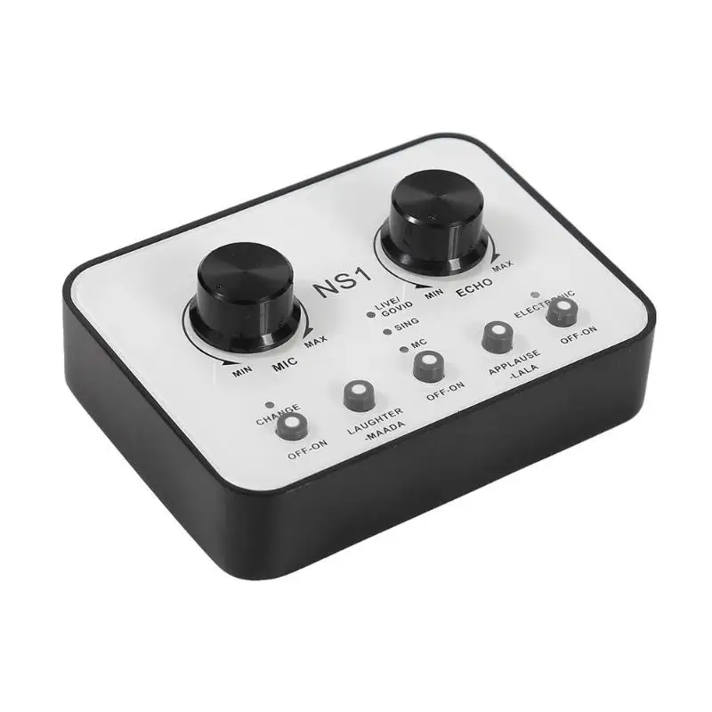 

Capacitive Microphone Sound Card Ns1 Mobile Phone Streamer Live Broadcast Sound Card For Mobile Phone Computer Pc Microphone